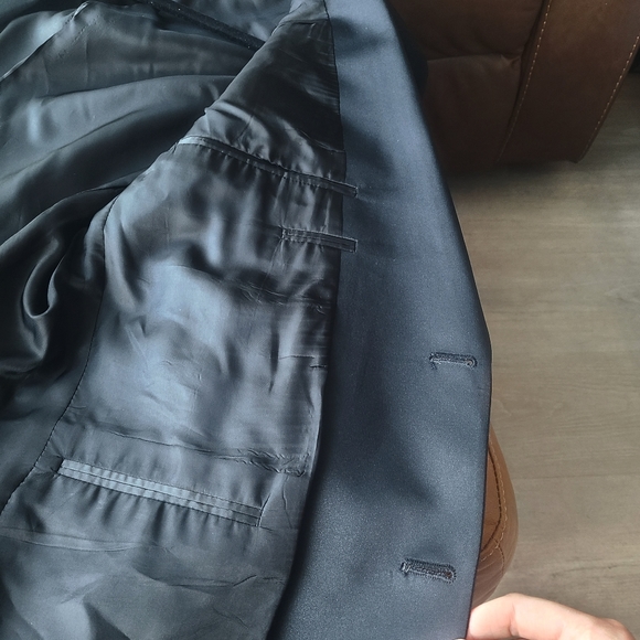 Hart Schaffner Marx Nordstrom Two Piece Black Suit Set - Picture 4 of 10